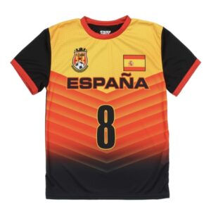 A soccer jersey with the number 8 on it.