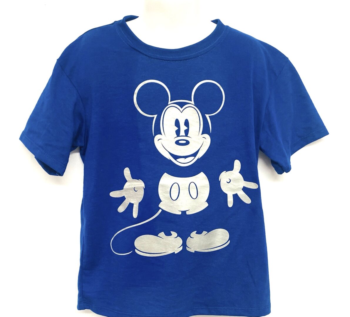 A mickey mouse dark blue graphic shirt