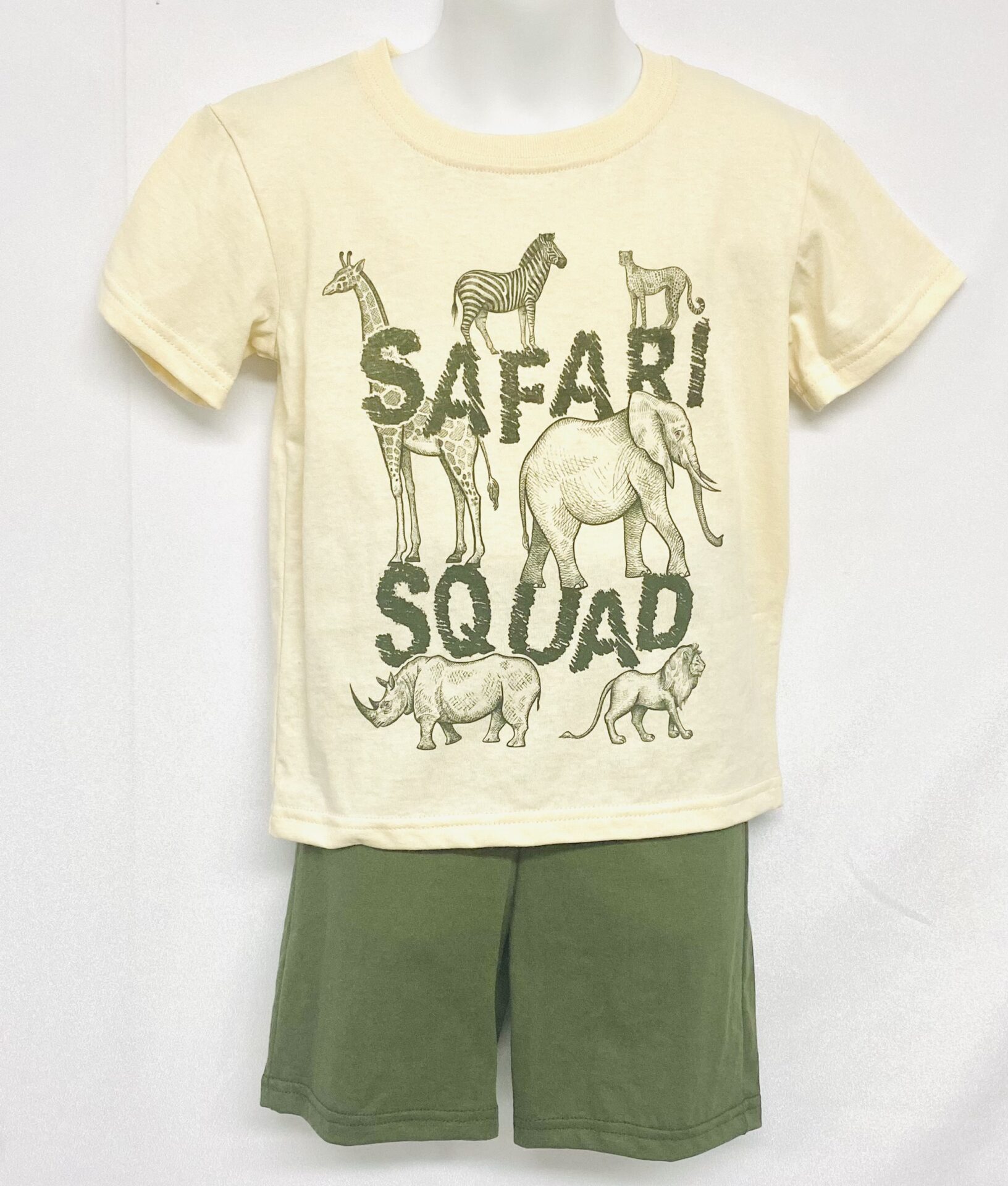 A safari squad animal graphic printed shirt