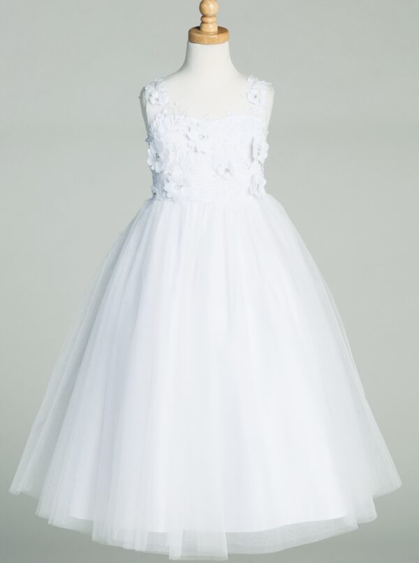A beautiful white dress for toddlers