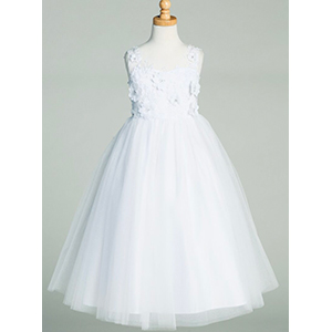 Beautiful white dress for children